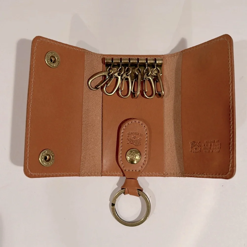 Il Bisonte Key Ring Natural Leather - Picture 5 of 8